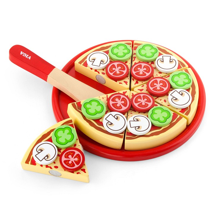 Viga Toys - Snijset - Pizza Vegetarisch